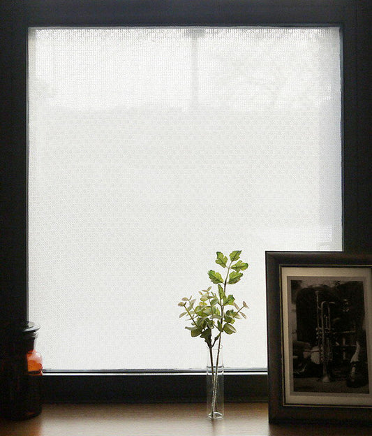 窓に貼る美濃和紙レース 90×90 レース 透かし 窓 装飾 ガラスシート ガラス シート(代引不可)