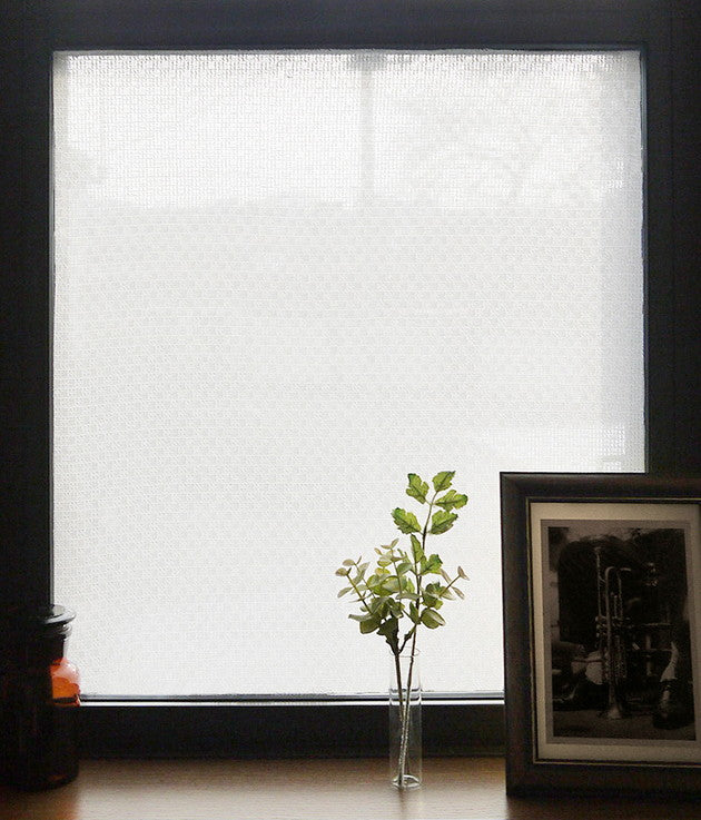 窓に貼る美濃和紙レース 90×90 レース 透かし 窓 装飾 ガラスシート ガラス シート(代引不可)