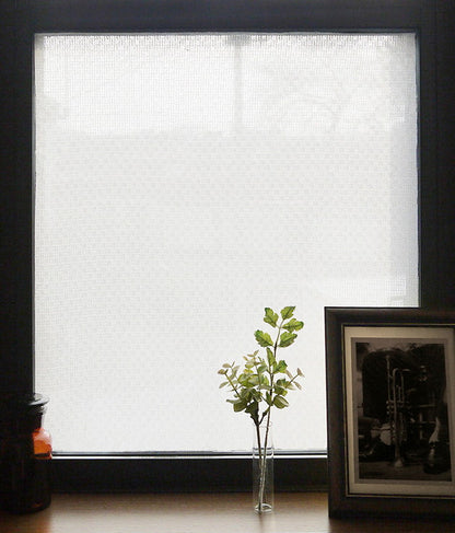 窓に貼る美濃和紙レース 90×90 レース 透かし 窓 装飾 ガラスシート ガラス シート(代引不可)