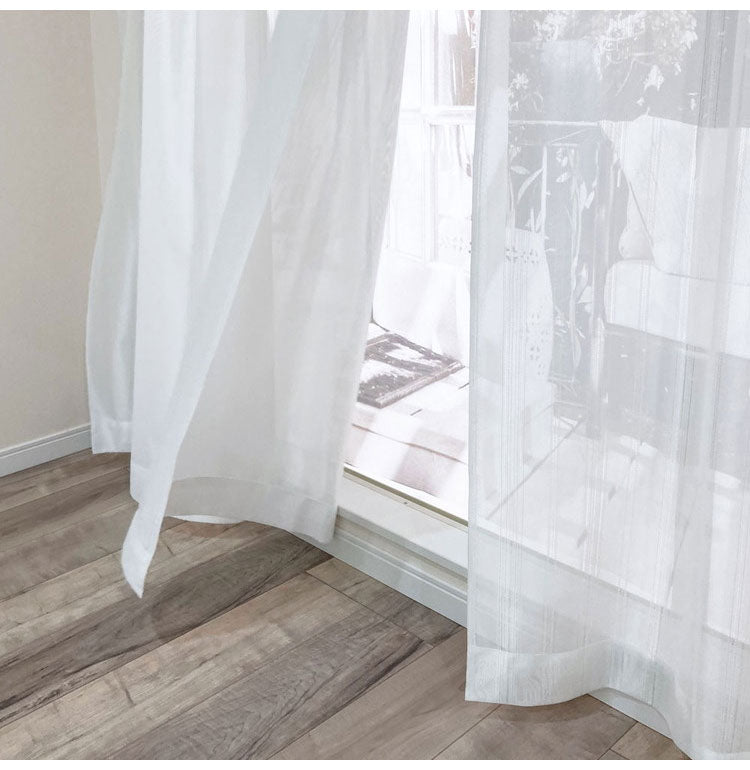 ミラーレースカーテン 防炎 日本製 40サイズ 幅100 幅150 幅200 レースカーテン UVカット ストライプ柄 ホワイト おしゃれ 洗濯OK 昼間見えにくい 賃貸 採光 国産 洗える カーテン(代引不可)