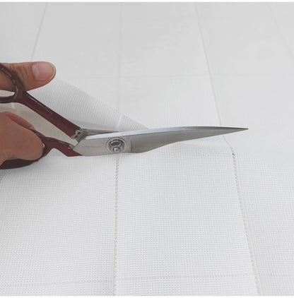 日本製 アコーディオンカーテン パタパタカーテン 間仕切り 目隠し 断熱 保温 長さ調整 ハサミでカット 無地調 プレーン 巾150cm×丈250cm ホワイト 省エネ エコ 洗える(代引不可)