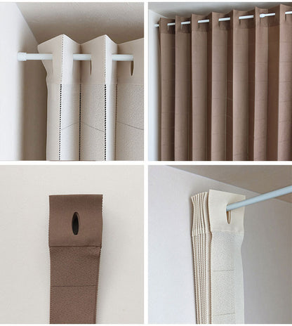 日本製 アコーディオンカーテン 巾100cm×丈200cm パタパタカーテン 間仕切り 目隠し 断熱 保温 長さ調整 ハサミでカット 無地調 ドット柄 アイボリー 省エネ エコ 洗える(代引不可)