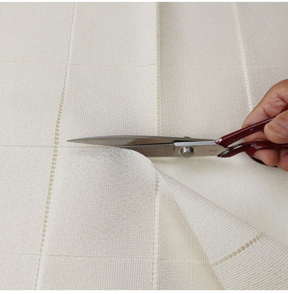 日本製 アコーディオンカーテン 巾100cm×丈200cm パタパタカーテン 間仕切り 目隠し 断熱 保温 長さ調整 ハサミでカット 無地調 ドット柄 アイボリー 省エネ エコ 洗える(代引不可)