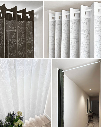 日本製 アコーディオンカーテン 巾100cm×丈250cm パタパタカーテン 間仕切り 目隠し 断熱 保温 長さ調整 アラベスク柄 厚手 省エネ エコ 洗える 帝人フロンティア(株) エコリエ(R) 使用(代引不可)