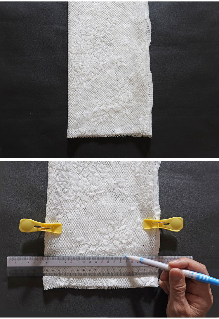 日本製 フリーカットレースカーテン 巾100cm×丈250cm バラ柄 花柄 2枚組 自由に長さ変更 ハサミでカット 丈調整可能 調整可能なフック付き 取り付け簡単 程よい透け感 光を採り入れる(代引不可)