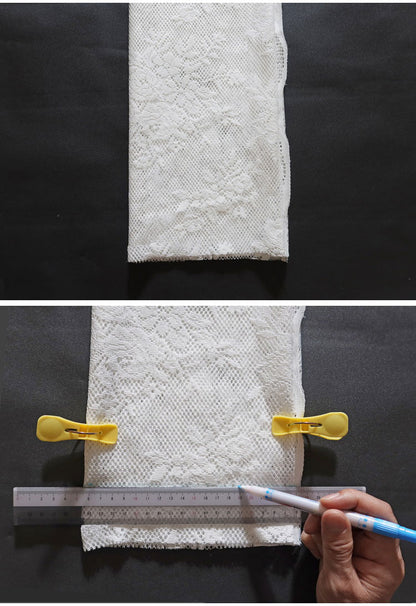 日本製 フリーカットレースカーテン 巾100cm×丈250cm バラ柄 花柄 2枚組 自由に長さ変更 ハサミでカット 丈調整可能 調整可能なフック付き 取り付け簡単 程よい透け感 光を採り入れる(代引不可)