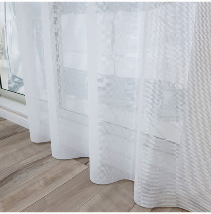 日本製 フリーカットレースカーテン 巾100cm×丈250cm キカ柄 2枚組 自由に長さ変更 ハサミでカット 丈調整可能 調整可能なフック付き 取り付け簡単 程よい透け感(代引不可)