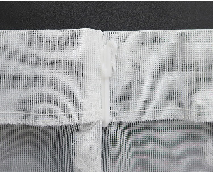 日本製 フリーカットレースカーテン 巾100cm×丈250cm ペイズリー柄 小さな柄 リーフ風 2枚組 自由に長さ変更 ハサミでカット 丈調整可能 調整可能なフック付き 取り付け簡単 程よい透け感(代引不可)