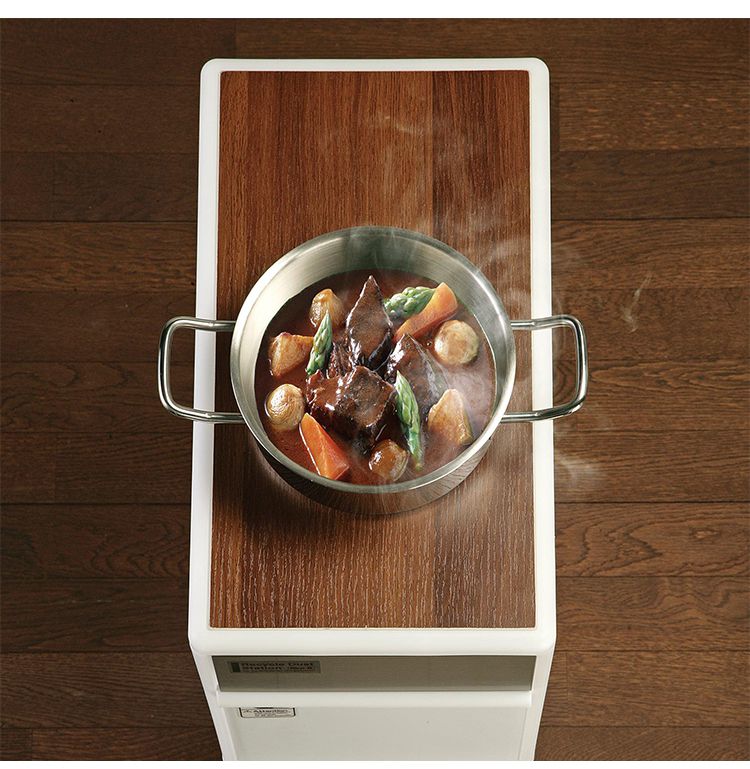 ゴミ箱 分別 スリム おしゃれ 資源ゴミ分別ストッカー 分別スイングステーション専用 リバーシブル木天板 ライクイット ちょい置き 作業台 荷物置き オーク調 ウォールナット調(代引不可)