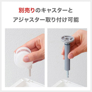 ライクイット (like-it) クローゼット 収納 ケース 衣装ケース 引き出し クローゼットシステム 白 ベージュ グレー 高さ16 日本製 収納ケース プラスチック 収納ボックス フタ付(代引不可)