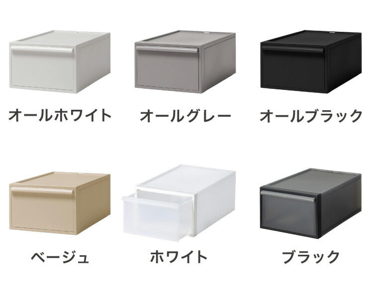 ライクイット (like-it) 収納ケース クローゼット システム 引き出し M 約幅32x奥52x高21.5cm ホワイト CS-D2 奥行き52cm クローゼット収納にピッタリ(代引不可)