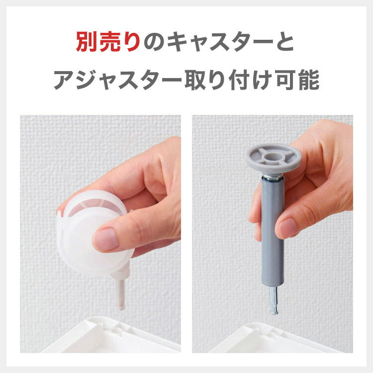 ライクイット (like-it) 収納ケース クローゼットシステム 引き出し L 約幅32x奥52x高31.8cm ホワイト CS-D3 奥行き52cm クローゼット収納にピッタリ(代引不可)