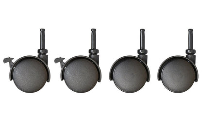 システムキャスター ストッパー付き 4個組 クローゼットシステム用キャスター オプション品 カスタム ライクイット シンプル Like it ライクイット(代引不可)