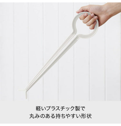 ライクイット (like-it) 靴 収納 ブーツキーパー クリップ 2P 約幅10x奥41x厚1.6cm ナチュラル 日本製 FS-12L 型崩れ防止 ブーツ収納ホルダー(代引不可)