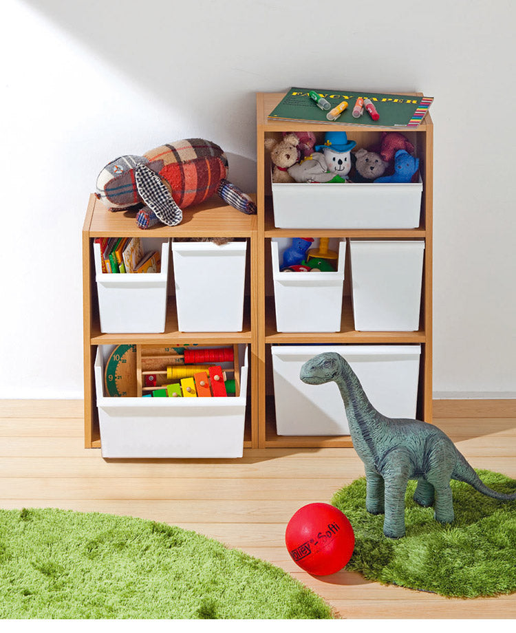 ライクイット (like-it) 小物収納 レトルト食品 収納 ケース コンテナー ワイド 深型 約幅38x奥26.8x高26cm グレー 日本製 JTR-01 リサイクルプラスチック30%以上配合 収納ボックス パントリー収納(代引不可)