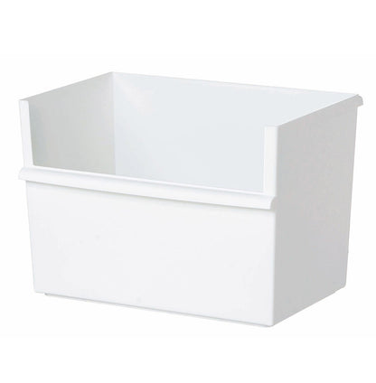 ライクイット (like-it) 小物収納 レトルト食品 収納 ケース コンテナー ワイド 深型 約幅38x奥26.8x高26cm グレー 日本製 JTR-01 リサイクルプラスチック30%以上配合 収納ボックス パントリー収納(代引不可)