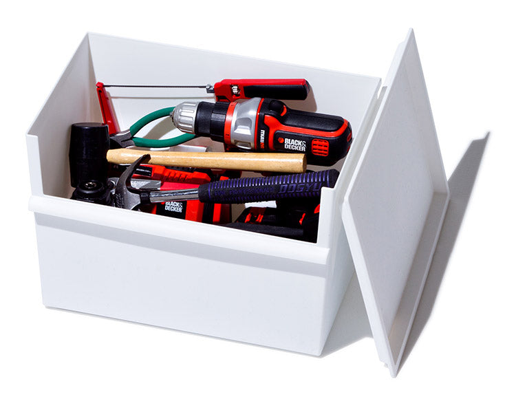 ライクイット (like-it) 小物収納 レトルト食品 収納 ケース コンテナー ワイド 深型 約幅38x奥26.8x高26cm グレー 日本製 JTR-01 リサイクルプラスチック30%以上配合 収納ボックス パントリー収納(代引不可)