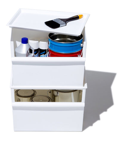 ライクイット (like-it) 小物収納 レトルト食品 収納 ケース コンテナー ワイド 深型 約幅38x奥26.8x高26cm グレー 日本製 JTR-01 リサイクルプラスチック30%以上配合 収納ボックス パントリー収納(代引不可)