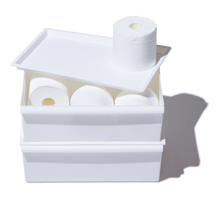 ライクイット (like-it) 小物収納 レトルト食品 収納 ケースコンテナー ワイド 浅型 約幅38x奥27.3x高13cm 日本製 JTR-02 リサイクルプラスチック30%以上配合 収納ボックス パントリー収納(代引不可)