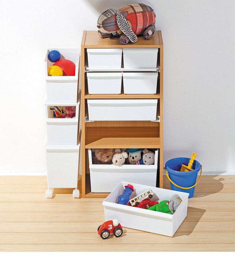 ライクイット (like-it) 小物収納 レトルト食品 収納 ケース コンテナー スリム 浅型 幅19x奥27.3x高13cm 日本製 JTR-05 リサイクルプラスチック30%以上配合 収納ボックス パントリー収納(代引不可)