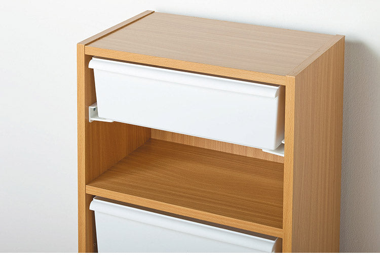 ライクイット (like-it) 小物収納 レトルト食品 収納 ケース コンテナースリム (フタ) 約幅19.8x奥25.6x高2cm 日本製 JTR-06 リサイクルプラスチック30%以上配合 収納ボックス パントリー収納(代引不可)