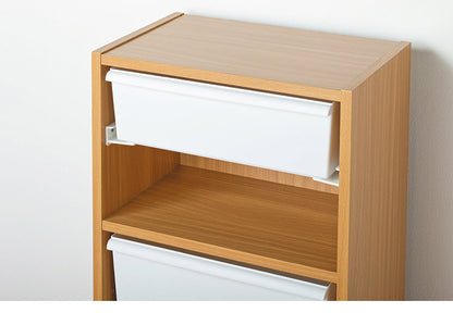 ライクイット (like-it) 小物収納 レトルト食品 収納 ケース コンテナースリム (フタ) 約幅19.8x奥25.6x高2cm 日本製 JTR-06 リサイクルプラスチック30%以上配合 収納ボックス パントリー収納(代引不可)