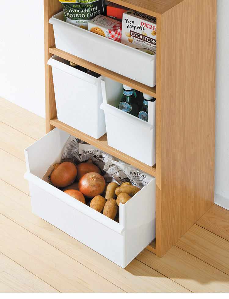 収納ボックス ジャストイット コンテナーワイド(深・深セット) JTSR-01 | ライクイット 深型 ケース 収納 カラーボックス収納 ストッカー コンテナー 積み重ね プラスチック 軽い 整理(代引不可)