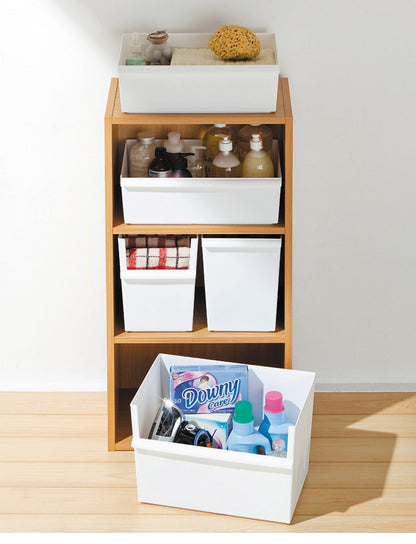 収納ボックス ジャストイット コンテナーワイド(深・深セット) JTSR-01 | ライクイット 深型 ケース 収納 カラーボックス収納 ストッカー コンテナー 積み重ね プラスチック 軽い 整理(代引不可)