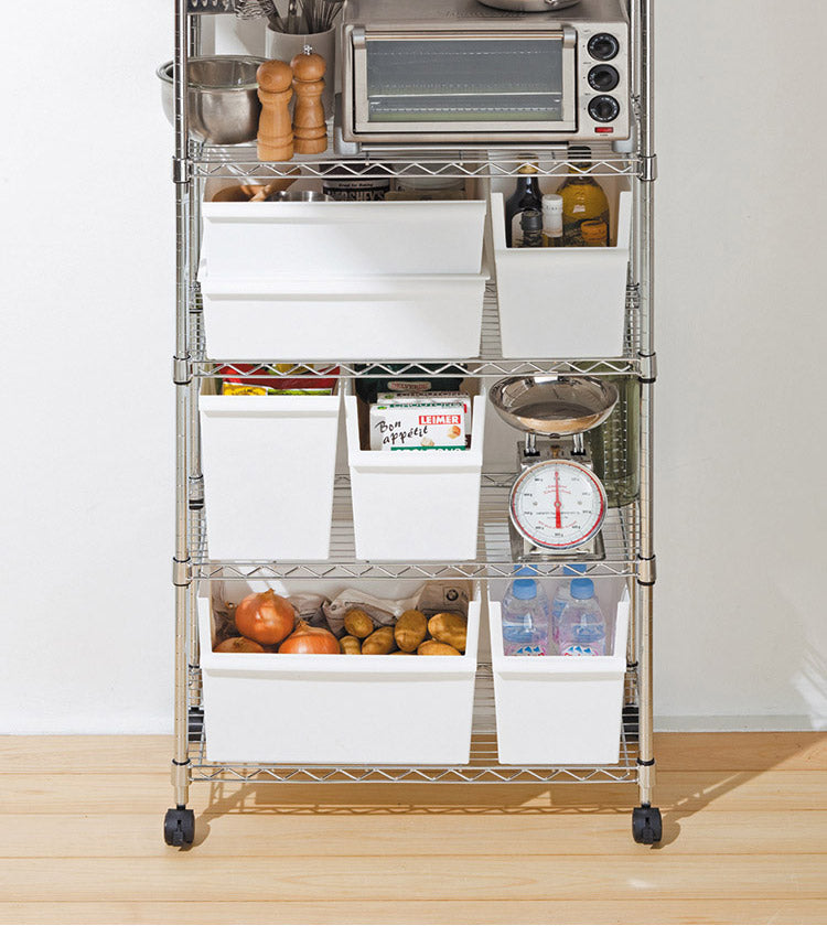 収納ボックス ジャストイット コンテナーワイド(深・深セット) JTSR-01 | ライクイット 深型 ケース 収納 カラーボックス収納 ストッカー コンテナー 積み重ね プラスチック 軽い 整理(代引不可)