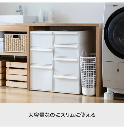 ライクイット (like-it) ランドリー 洗濯 収納 持ち手付き スリムバスケット ビッグ LBB-17C バイオマスプラスチック(代引不可)