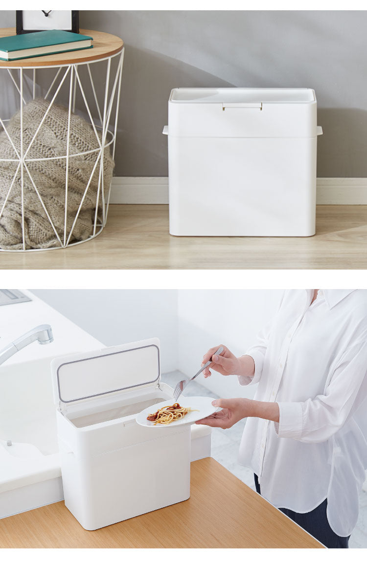 密閉 生ゴミ 臭わない シールズ9.5 密封ダストボックス 9.5L プラスチック LBD-01 スリム シンプル フタ付き おむつペール ワンタッチ 縦型 見えない サニタリーボックス トイレ(代引不可)