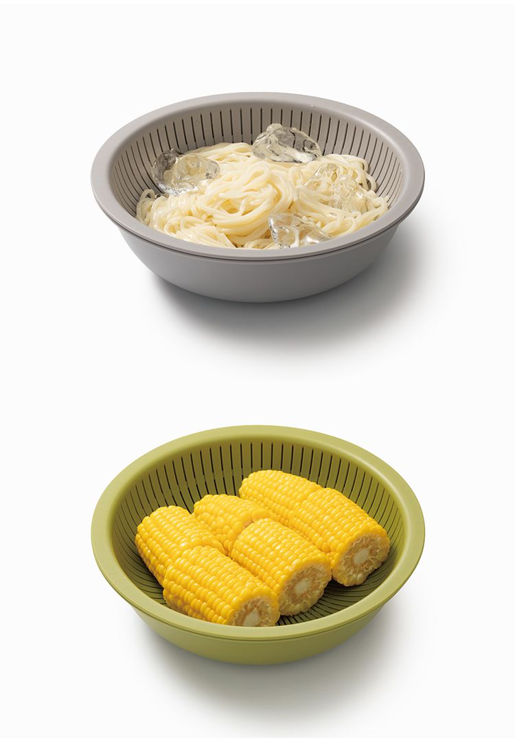 ライクイット 米とぎ ザル ボウル 米研ぎ 米とぎ器 米研ぎボウル 食洗機対応 耐熱 レンジ対応 米とぎざる ざる ボール 水切り 湯切り 湯引き 受 日本製 LBK-02 like-it 米とぎにも使えるザルとボウル(代引不可)