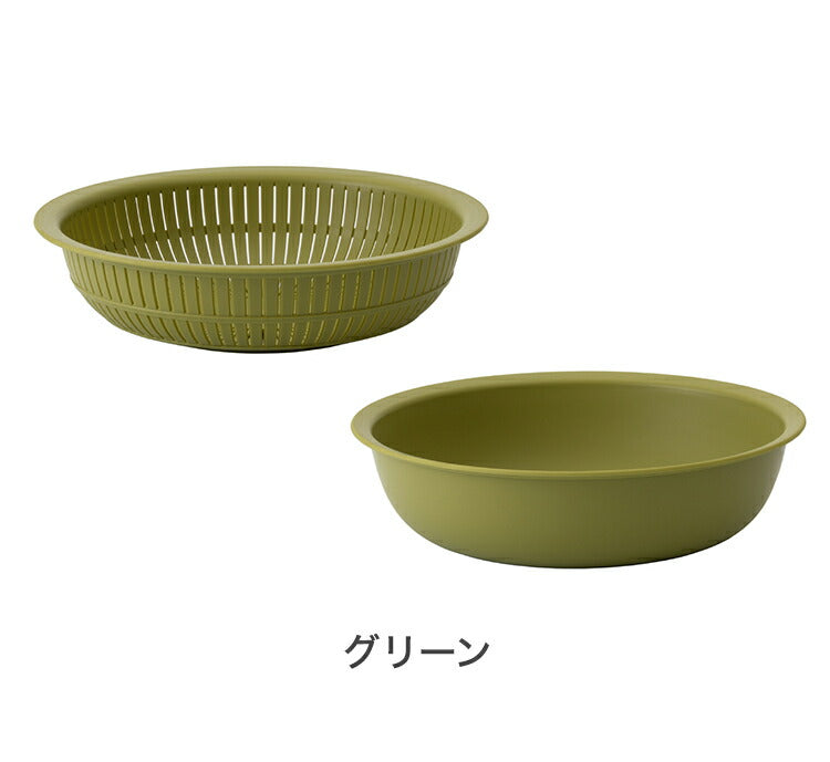 ライクイット 米とぎ ザル ボウル 米研ぎ 米とぎ器 米研ぎボウル 食洗機対応 耐熱 レンジ対応 米とぎざる ざる ボール 水切り 湯切り 湯引き 受 日本製 LBK-02 like-it 米とぎにも使えるザルとボウル(代引不可)