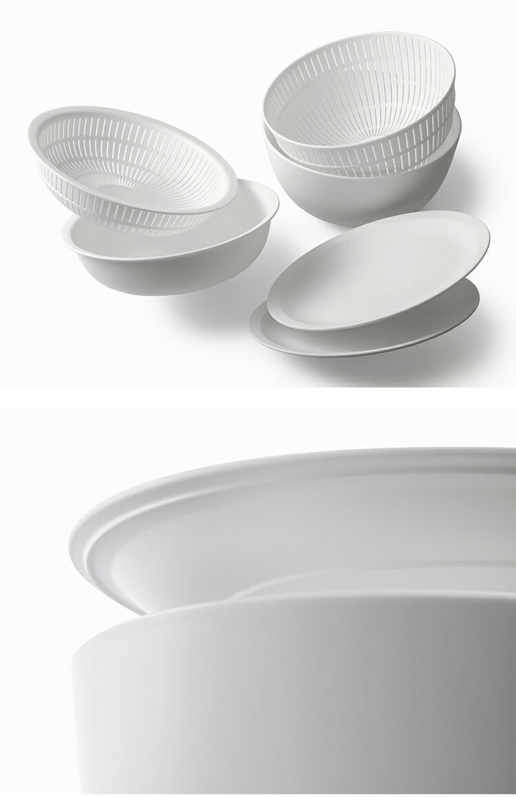 ライクイット プレートのみ 米研ぎ 米とぎ キッチン プラスチック ボウル 耐熱 調理道具 ざる ボウル セット 米とぎざる 日本製 Colander&Bow(代引不可)