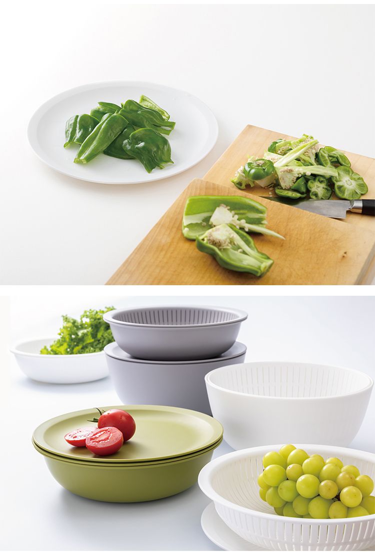 ライクイット プレートのみ 米研ぎ 米とぎ キッチン プラスチック ボウル 耐熱 調理道具 ざる ボウル セット 米とぎざる 日本製 Colander&Bow(代引不可)