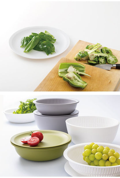 ライクイット プレートのみ 米研ぎ 米とぎ キッチン プラスチック ボウル 耐熱 調理道具 ざる ボウル セット 米とぎざる 日本製 Colander&Bow(代引不可)