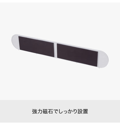 ライクイット (like-it) オフィス マグネット収納 強力マグネット デスク 棚 5連フック ニューホワイト Mag-On+ 8045(代引不可)