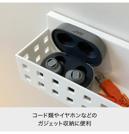 ライクイット (like-it) オフィス マグネット収納 強力マグネット デスク 棚 メモ & レター ポケット ニューホワイト Mag-On+ 8050(代引不可)