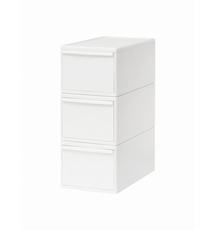 ライクイット 収納ケース 組み合わせて使える収納ケース ミディM 3個組 MOS-02 引き出し 衣装ケース 収納ボックス ストッカー 小物入れ 小物 収納 押入れ プラスチック 3段(代引不可)