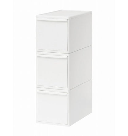 ライクイット 収納ケース 組み合わせて使える収納ケース ミディL 3個組 MOS-05 引き出し 衣装ケース 収納ボックス ストッカー 小物入れ 小物 収納 押入れ プラスチック 3段(代引不可)