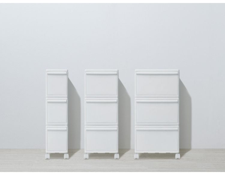 ライクイット 収納ケース 組み合わせて使える収納ケース ミディL 3個組 MOS-05 引き出し 衣装ケース 収納ボックス ストッカー 小物入れ 小物 収納 押入れ プラスチック 3段(代引不可)