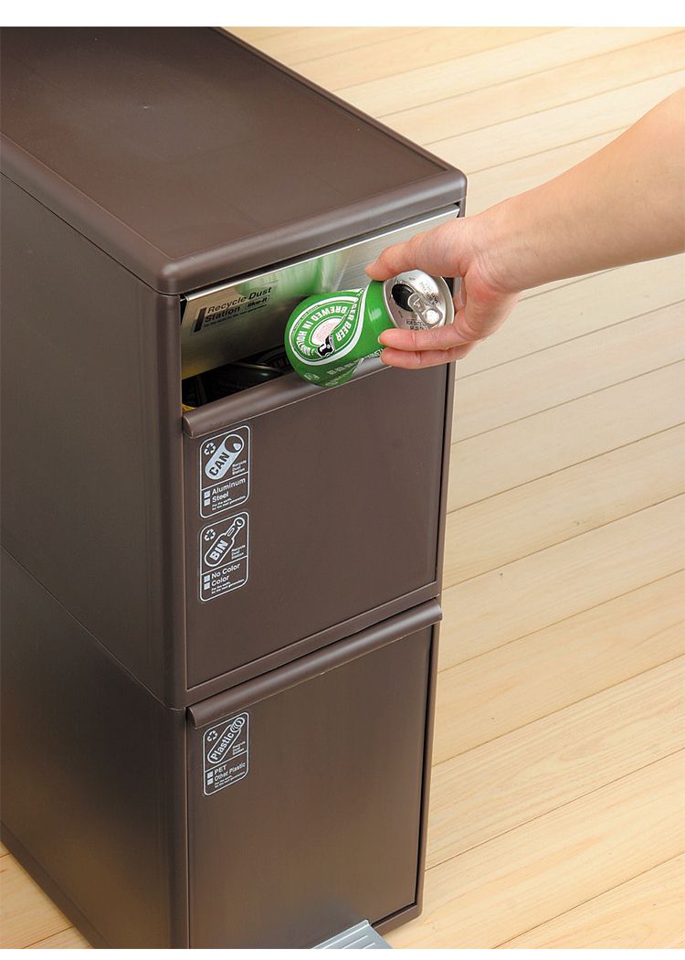 分別スイングストッカーワイド 分別ゴミ箱 リサイクルダストステーション Like-it(代引不可)