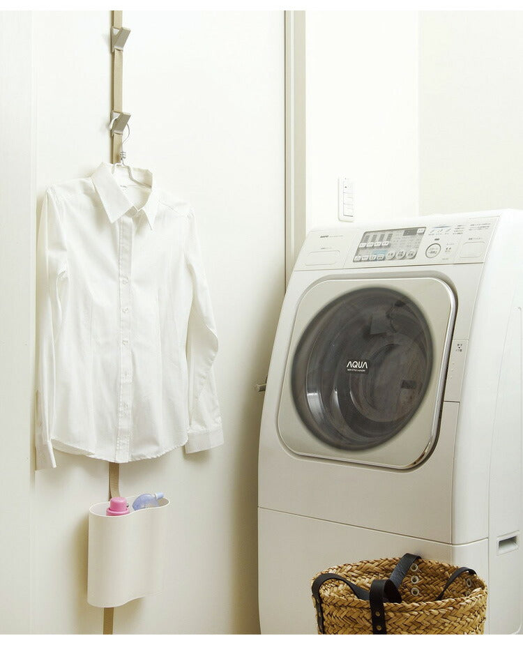 ライクイット (like-it) 壁掛け収納 取付簡単 ドアフック (フック6個) ブラウン 高さ約240cmまでのドア対応 NDH-01 自転車 ヘルメット 収納 玄関 壁掛け(代引不可)