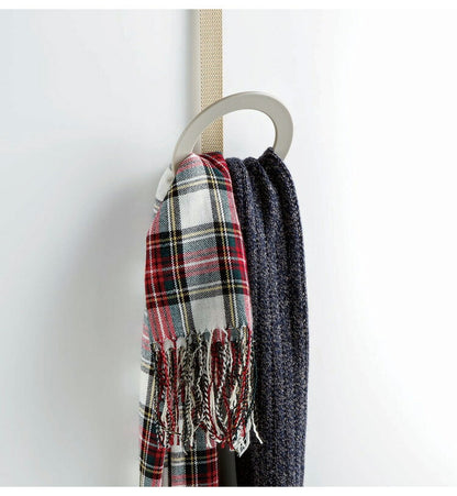 ライクイット (like-it) 壁掛け収納 取付簡単 ドアフック (帽子用フック4個組) ブラウン 高さ約240cmまでのドア対応 NDH-04 自転車 ヘルメット 収納 玄関 壁掛け(代引不可)