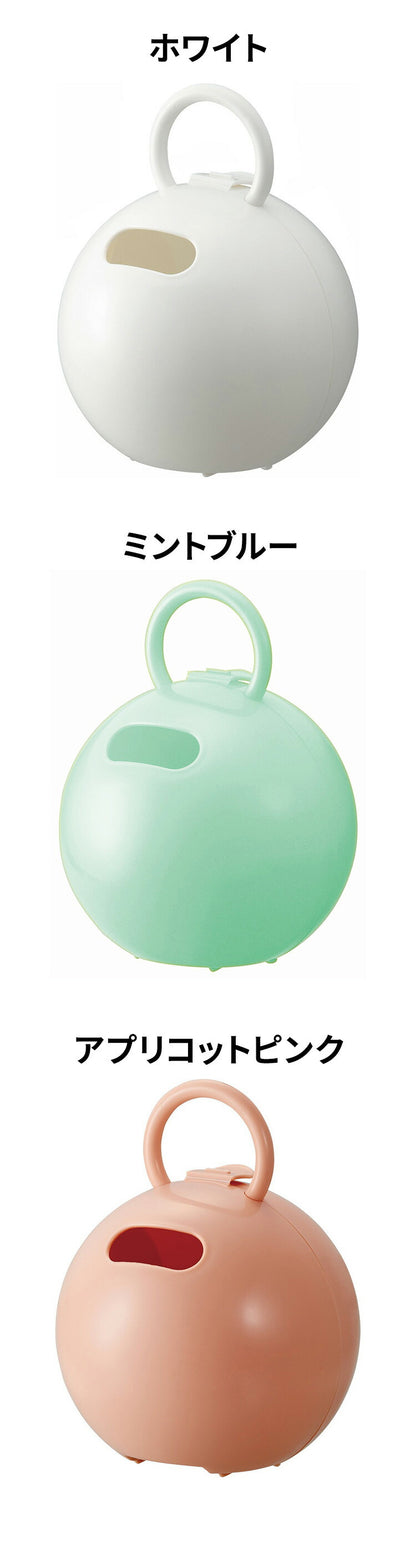 ライクイット (like-it) ティッシュケース 収納ケース ポイッとボール 約幅16.3x奥16.3x高20.8cm ホワイト 日本製 PRP-03L(代引不可)