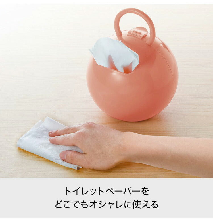 ライクイット (like-it) ティッシュケース 収納ケース ポイッとボール 約幅16.3x奥16.3x高20.8cm ホワイト 日本製 PRP-03L(代引不可)