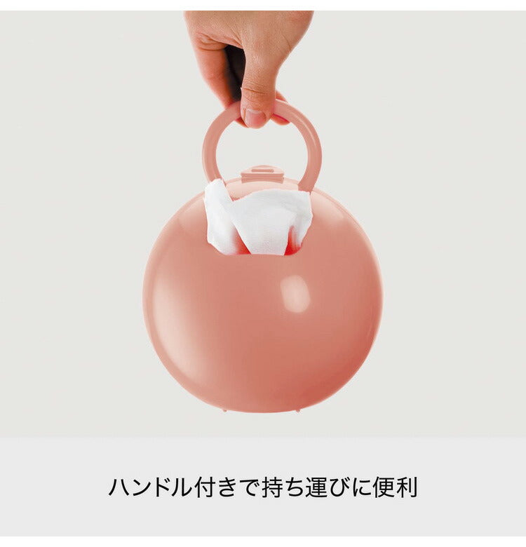 ライクイット (like-it) ティッシュケース 収納ケース ポイッとボール 約幅16.3x奥16.3x高20.8cm ホワイト 日本製 PRP-03L(代引不可)