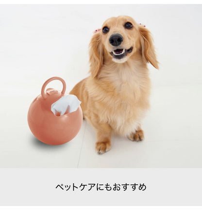 ライクイット (like-it) ティッシュケース 収納ケース ポイッとボール 約幅16.3x奥16.3x高20.8cm ホワイト 日本製 PRP-03L(代引不可)