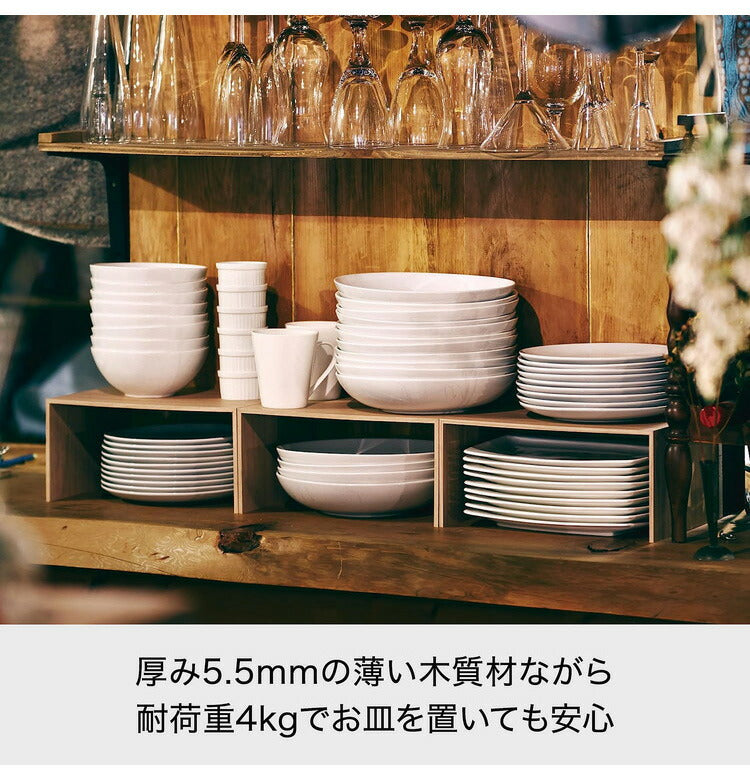ライクイット (like-it) キッチン 収納 コの字ラック プラスラック (ツールケース×2セット) ホワイト 幅29.5x奥22x高14cm 日本製 RA-01S デッドスペースを活用できる 食器棚の有効活用(代引不可)