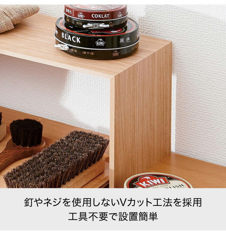 ライクイット (like-it) キッチン 収納 コの字ラック プラスラック (ツールケース×2セット) ホワイト 幅29.5x奥22x高14cm 日本製 RA-01S デッドスペースを活用できる 食器棚の有効活用(代引不可)